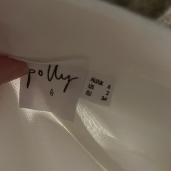White Princess Polly tailored pants. Size 2. - Picture 2 of 2